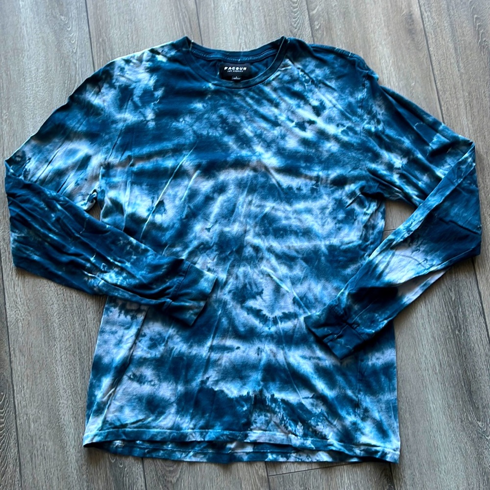 PACSUN | Tie-dye Long Sleeve Shirt for Men